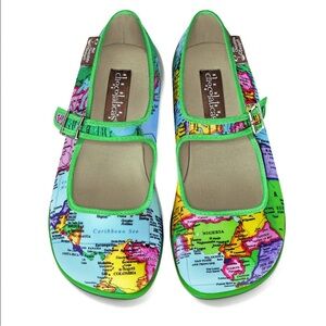 New! Chocolaticas® Bon Voyage Women's Mary Jane Flats